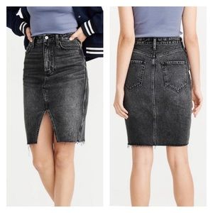 Abercrombie & Fitch Denim Jean Pencil Skirt 28